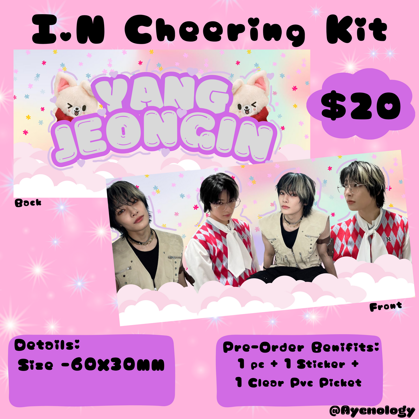 (Pre-Order) I.N Cheering Kit - [Ayenology]